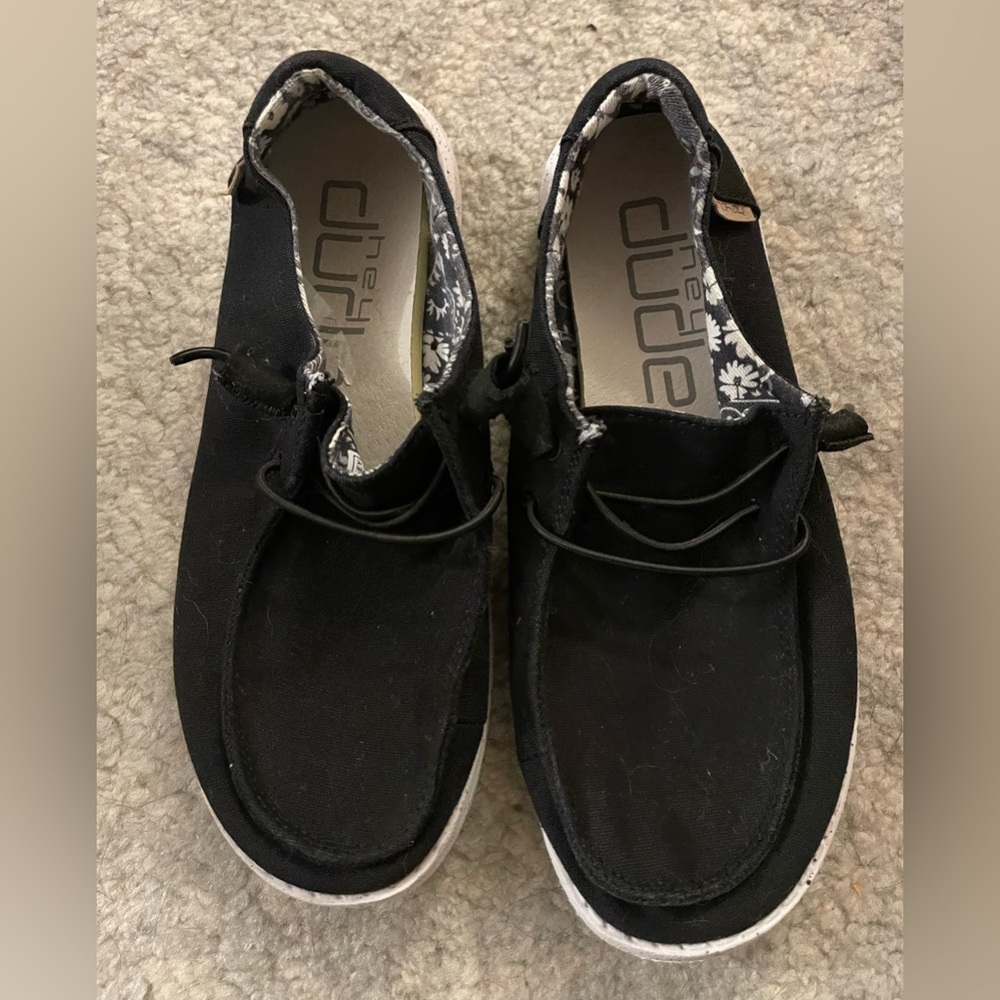 Hey Dude Black  Shoes Women Size 6